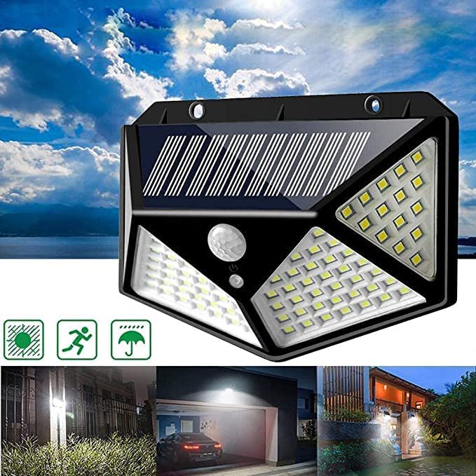 LED Solar Motion Sensing Wall Lamp