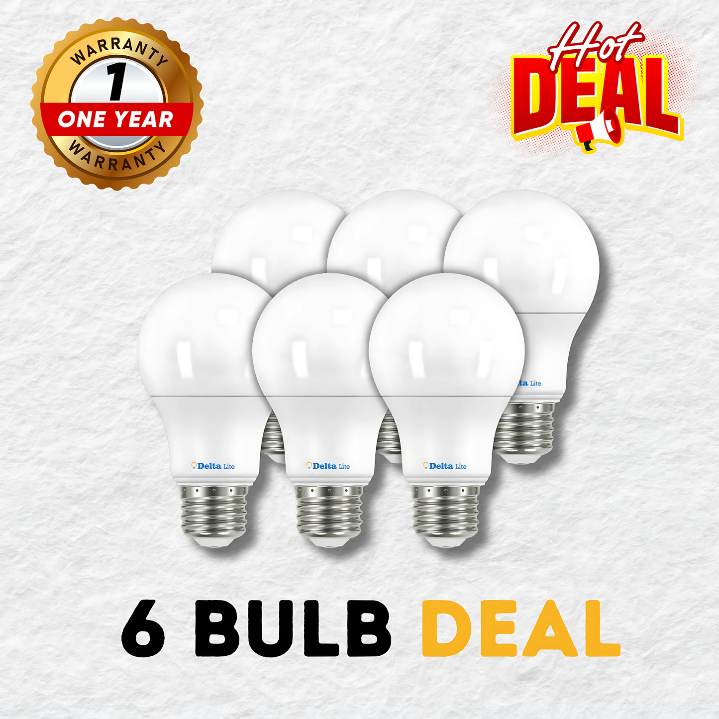 LED Bulb - Pack of 6 Bulbs