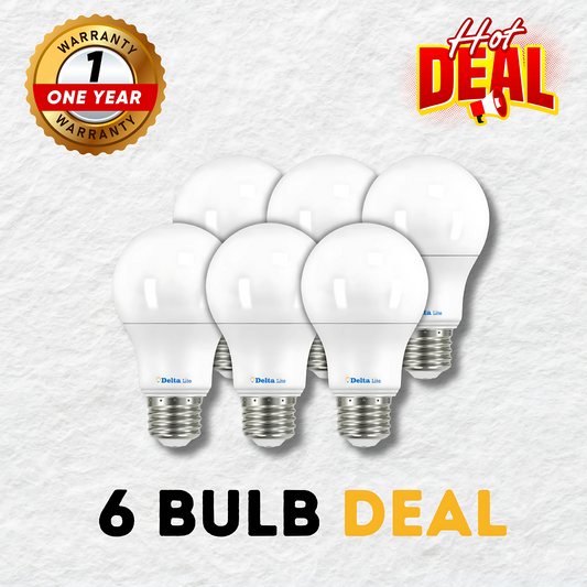LED Bulb - Pack of 6 Bulbs
