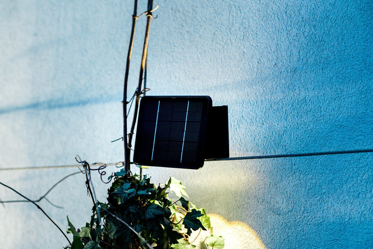 Outdoor solar LED wall light IMMAX WALL-5 with light sensor